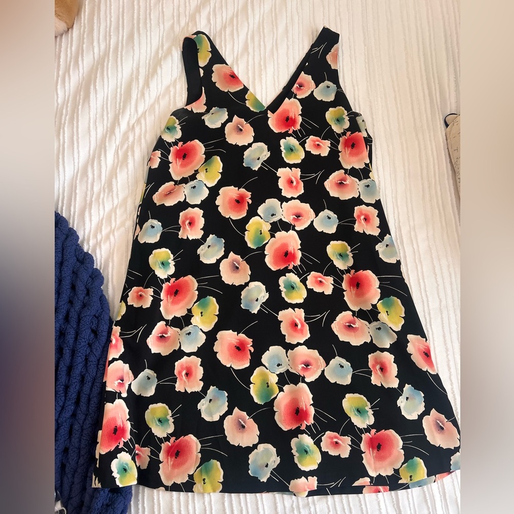 Ralph Lauren Black Floral Dress